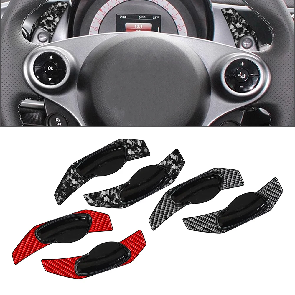 Car Steering Wheel Shift Paddle Extension Shifter For Mercedes Benz Smart Fortwo Forfour W451 W453 view 2