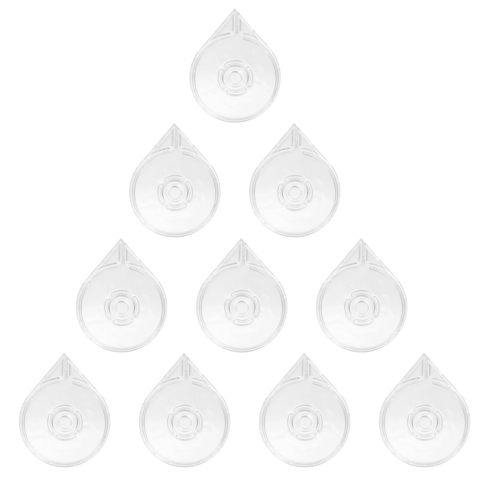 10 pièces outils d'art acrylique manucure rayure porte-ruban Transparent bricolage ligne d'ongle étui pour Salon usage domestique fourniture d'art des ongles