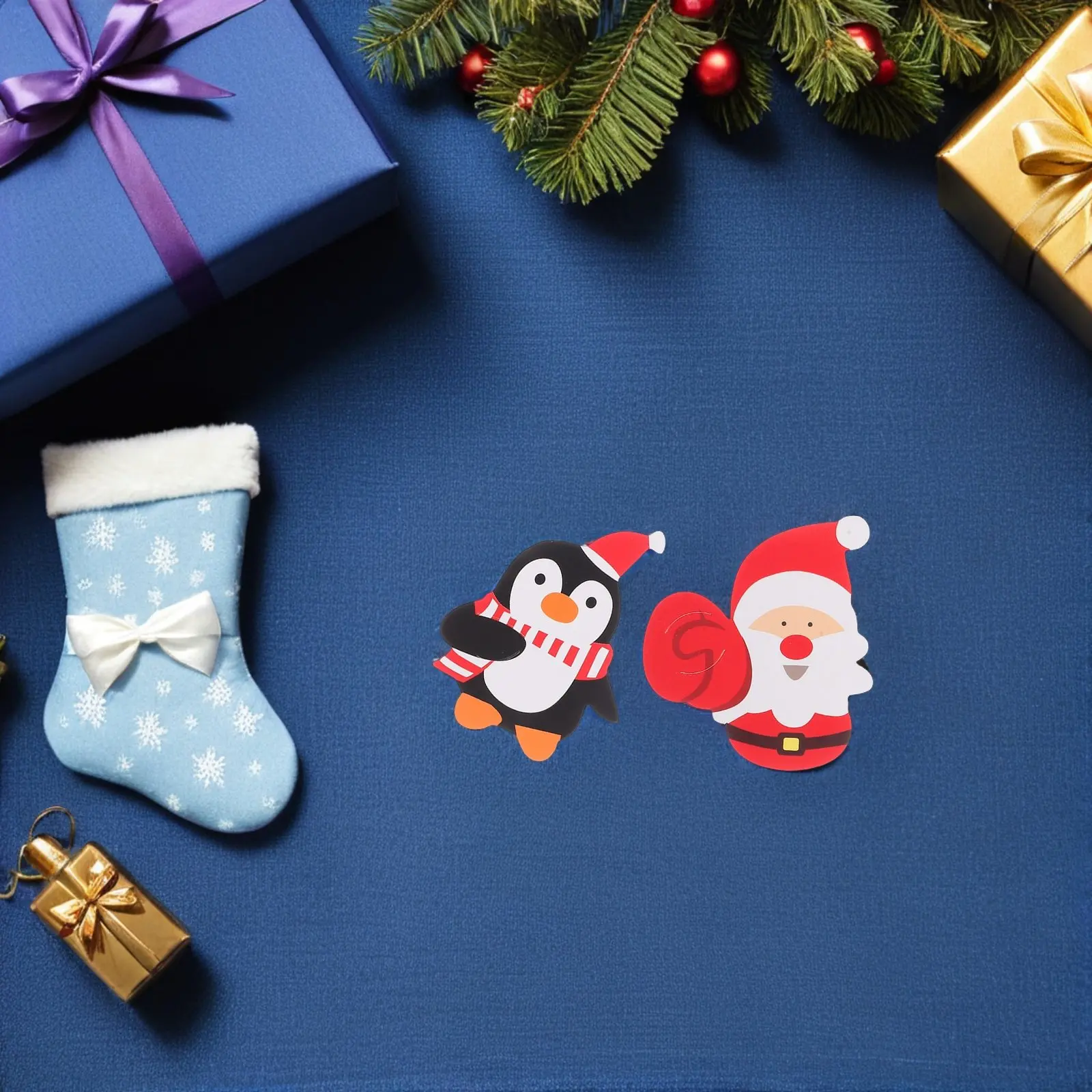 150 pcs Party Decoration Halloween Christmas New Year Bright Colors Christmas Crafts Christmas Goodie Bags And