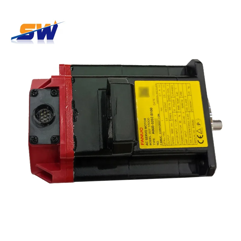

Fanuc б/у серводвигатель переменного тока A06B-2202-B100 A06B2202B100