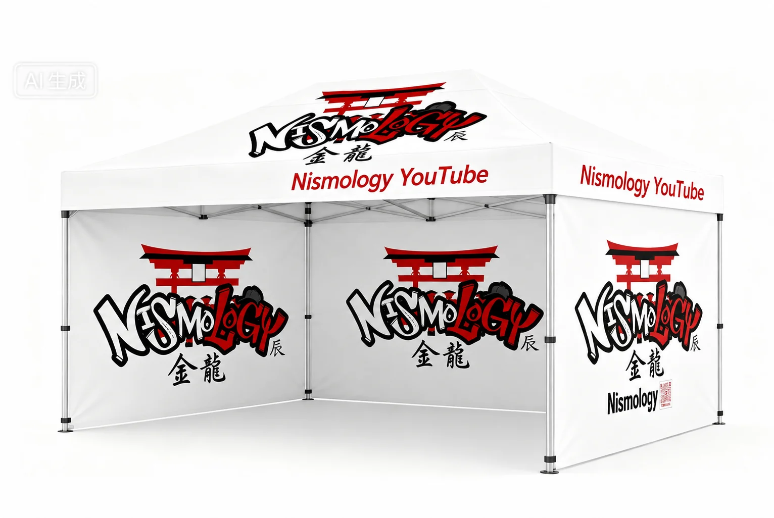 

3x4.5m Pop Up Exhibition Outdoor Folding Gazebo Tent for Event Trade Show Canopy Advertising Tent