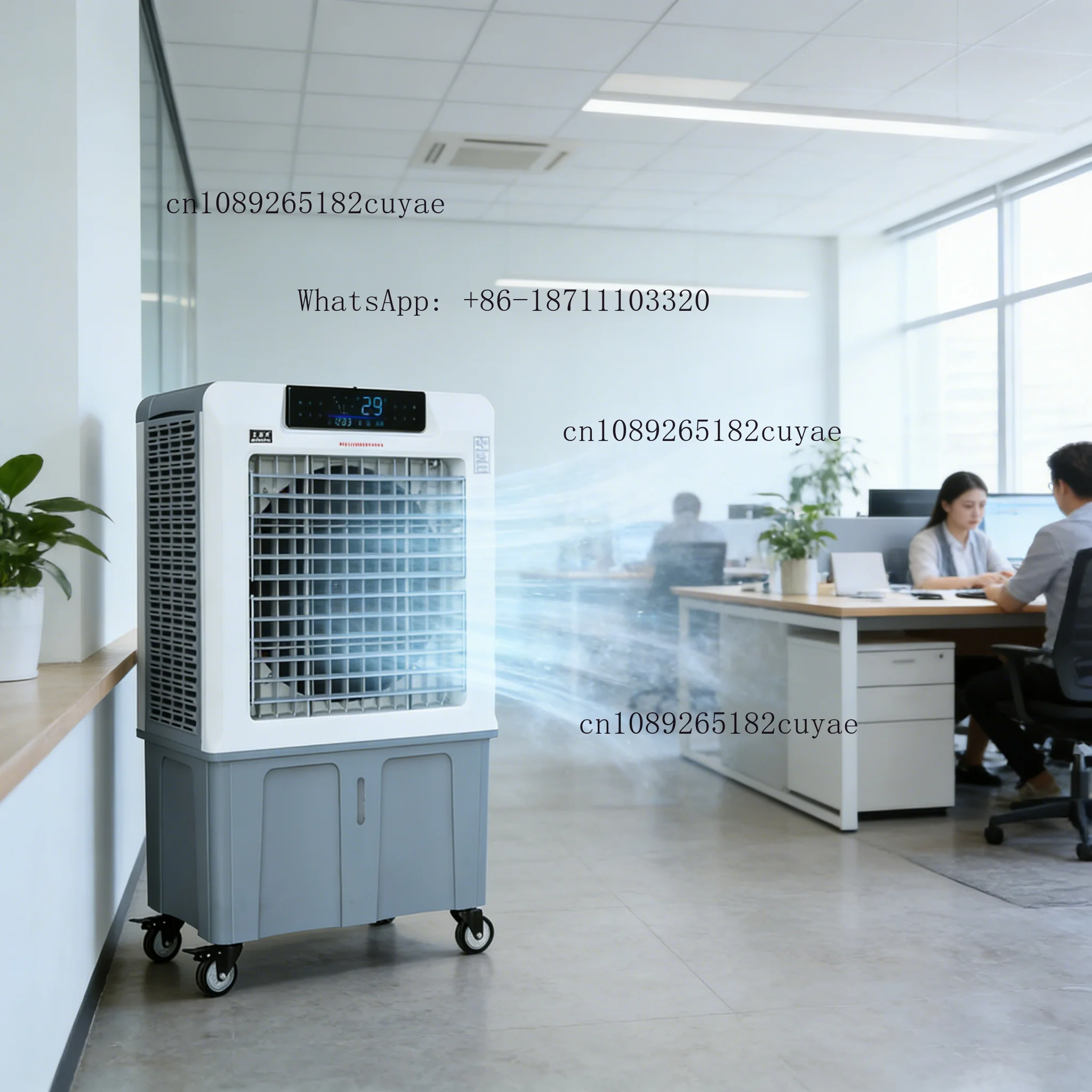 6000+ CFM Evaporative Air Cooler 250W Class a Touch Control Adjustable Humidistat for Industrial Commercial Outdoor