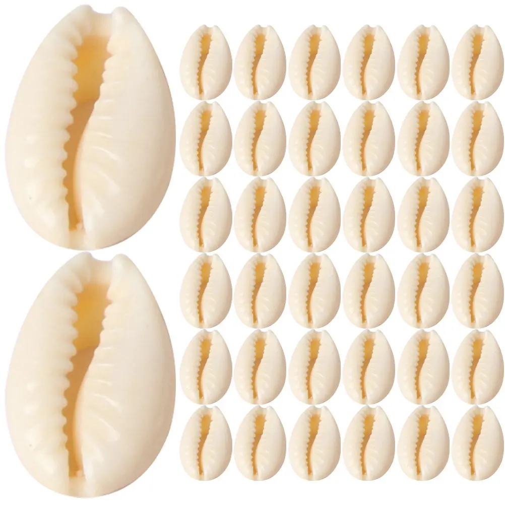 100Pcs DIY Shell Beads Materials for Jewelry Making Craft Projects Home Decor Vase Filling Garland Arrangement Craft Accessories