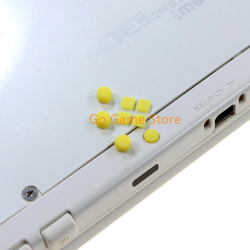 50Sets Screw Dust Plug Cover Rubber Plug New Upper and Lower Screw Rubber Feet Cover For New 3DSLL/NEW 3DS XL