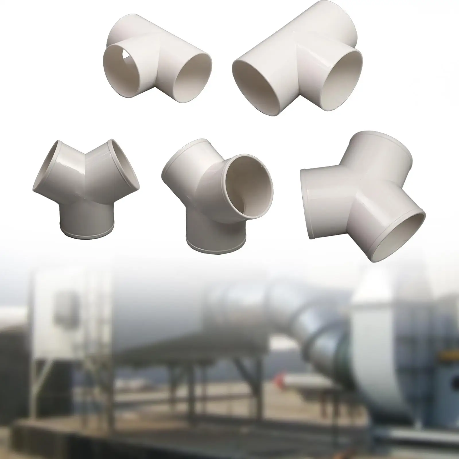 PVC Pipe Connector for Ventilation Systems and Tent Structures