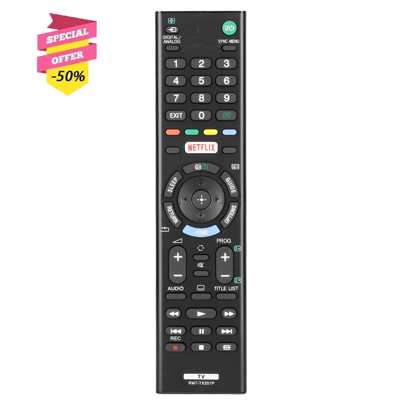 

RMT-TX201P Remote Control For Sony TV KDL-32W600D KDL-40W650D KDL-48W650D KDL-49W750D KDL-55W650D KDL-55W655D