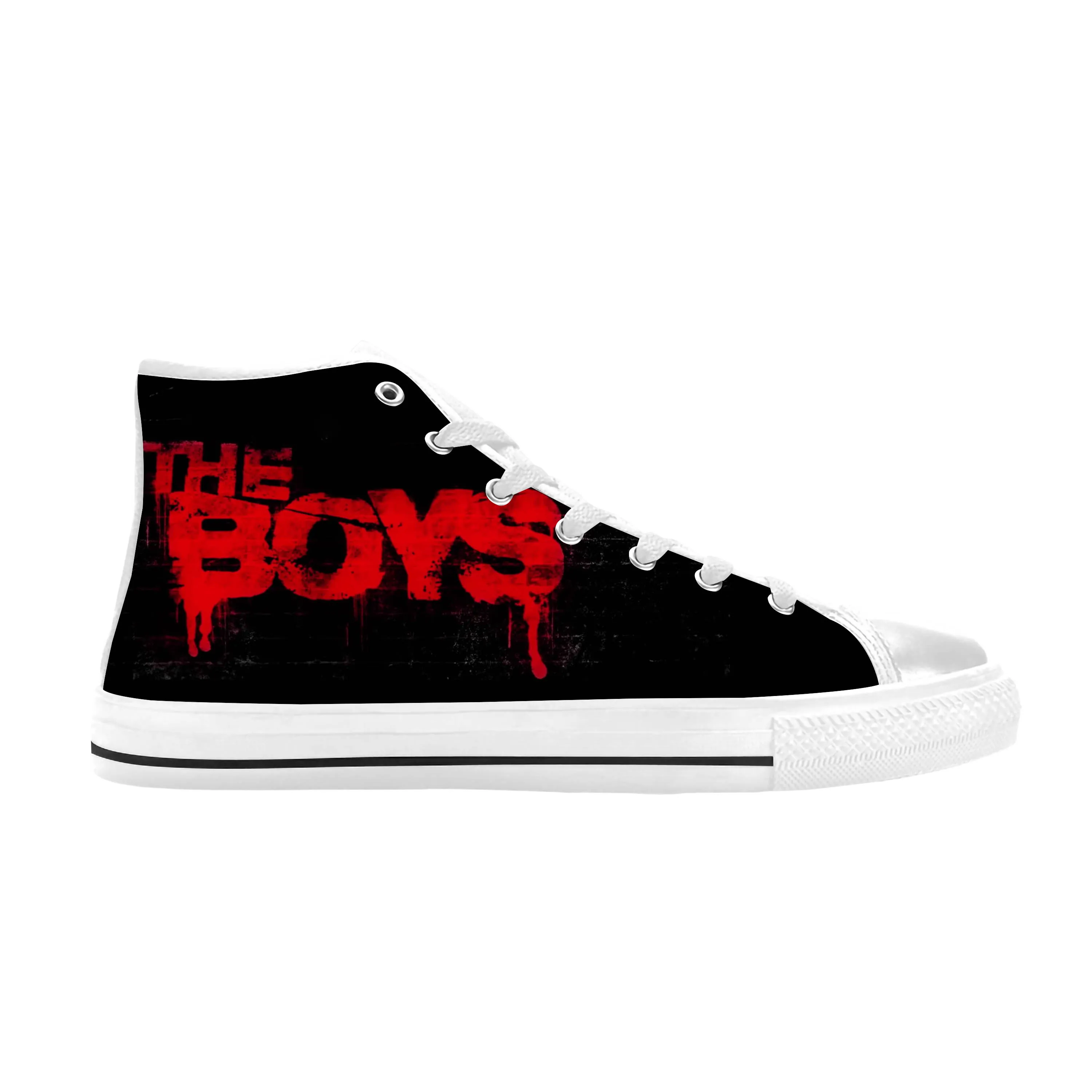 TV Series Movie The Boys Superhero Anime Cartoon Casual Cloth Shoes High Top Comfortable Breathable 3D Print Men Women Sneakers