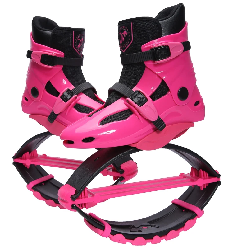 TFAN JUMP Kangaroo Jump Shoes Workout Jumpers Gen 1 Series  Black/Pink