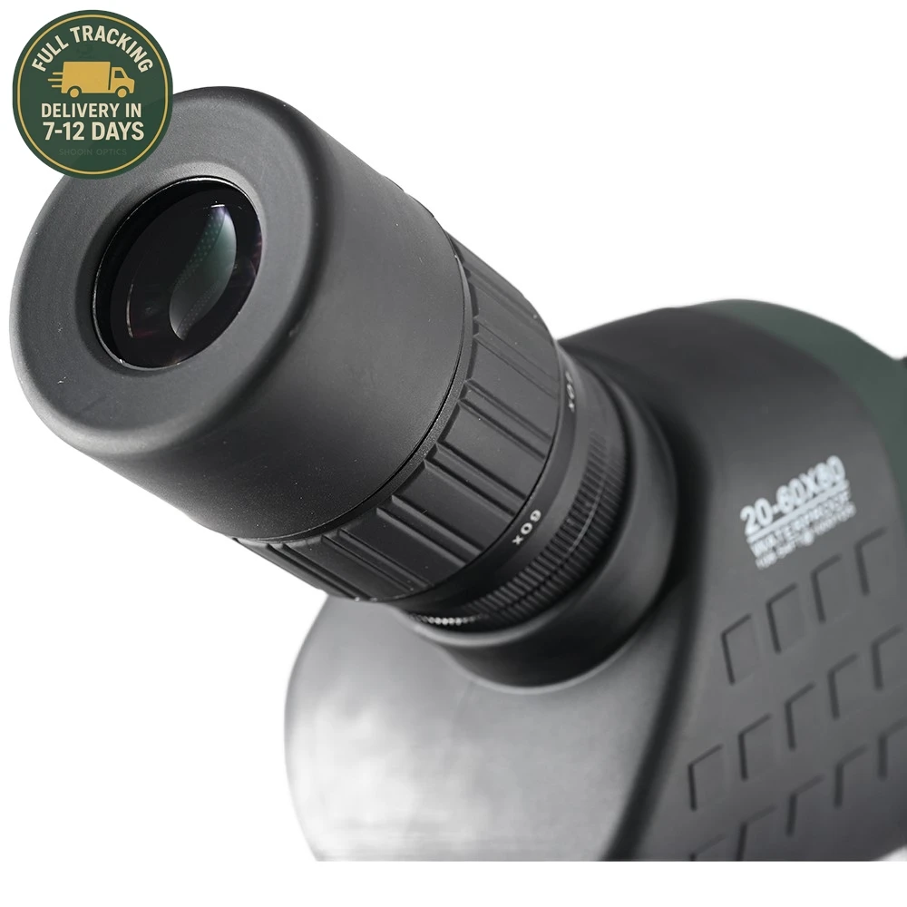 شوين البصريات نطاق الإكتشاف 20-60x80 25-75x100 HD مراقبة الطيور مشاهدة الرماية في الهواء الطلق أحادي تلسكوب 27 مللي متر العدسة #3