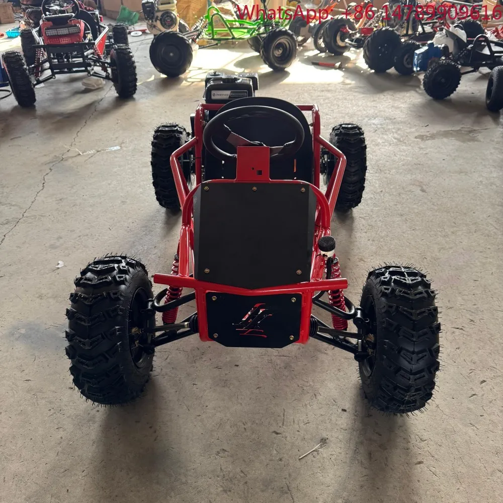 Crazy Racing KartRider212CC -Powered Heavy-Duty Adult Off-Road Kart 3.6L Fuel Tank All-Day RangeAll-Terrain VehicleSpeed And Pas