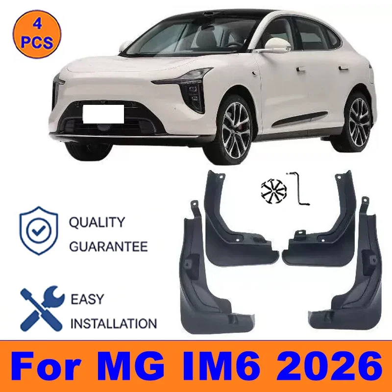 

4Pcs Mud Flaps For MG IM6 2026 - Splash Guards Front&Rear Wheel Fender Mudguards Car Exterior Protection Accessories