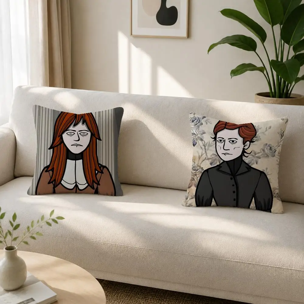 Game Rusty Lake Cushion Cover Soft Plush Cushion Covers Fluffy Throw Pillow Cases for Sofa Bedroom Home Decor