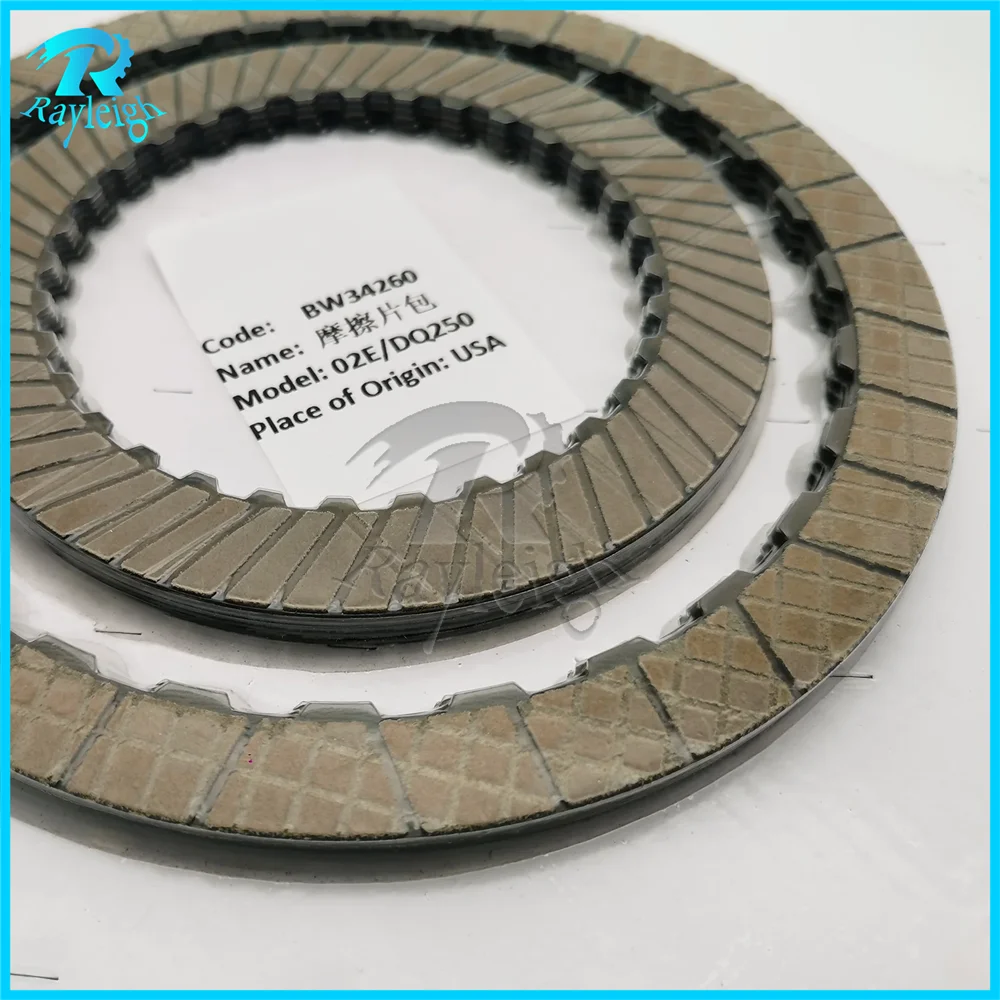 

Original New DQ250 02E DSG Transmission Clutch Plate Friction Plate for VW High Energy Turbo Track O2E Gearbox Clutch Disc Kit