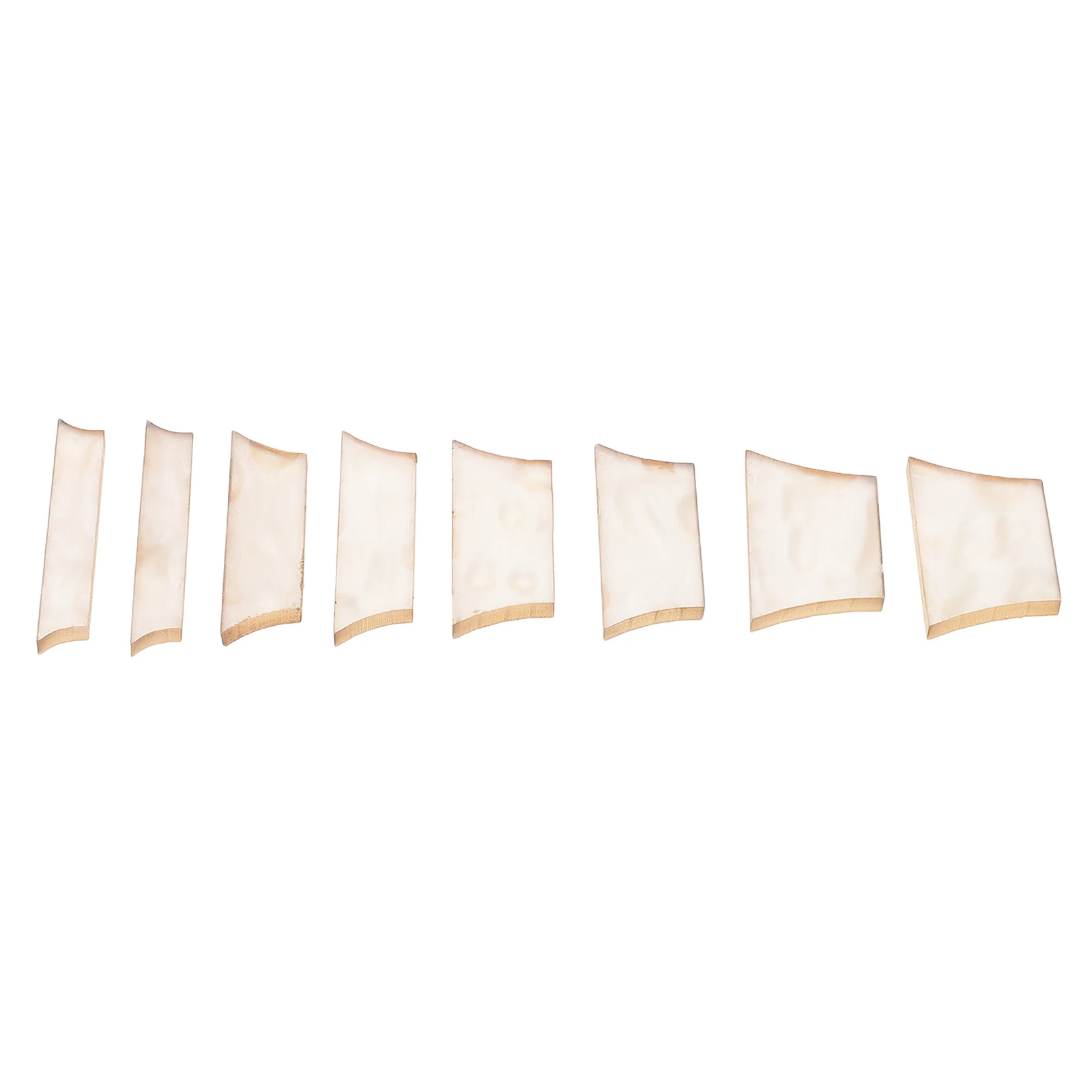 

9pcs Electric Guitar Accessories White Shell Trapezoid Inlay Fretboard Parts Sturdy Material Easy Installation