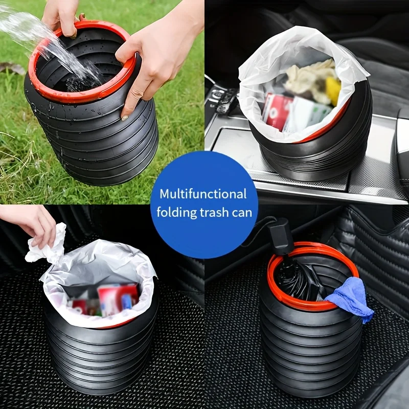 Travel-Friendly Folding Bucket for Camping Use Portable Collapsible Water Bucket for Outdoor Activities