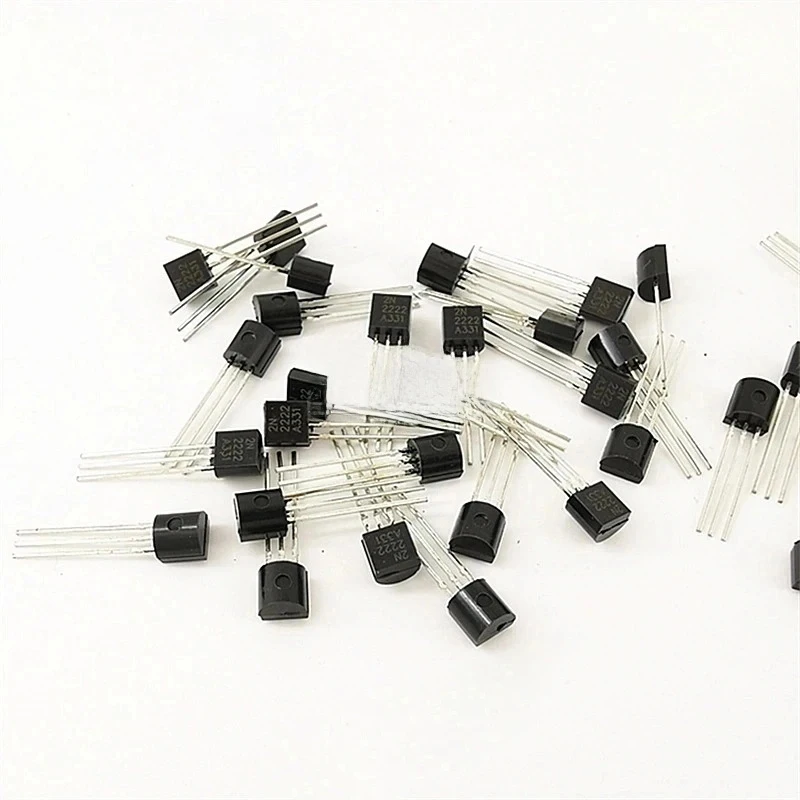 Hot Sale 50/100Pcs Directly Inserted Transistor Set 2N2222 TO92 NPN 30v 800MA Transistors Electronic Kit DIY Accessories