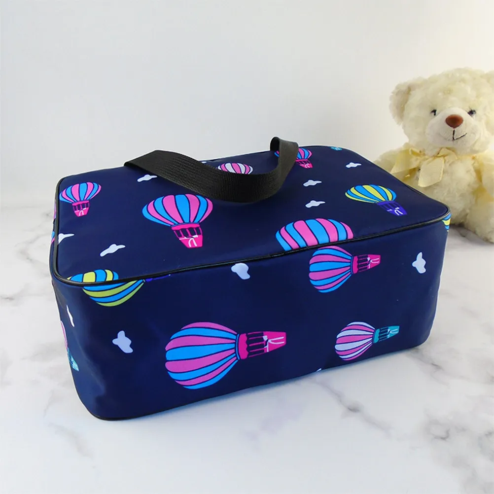 1Pcs Bath Shower Bag Waterproof Foldable Portable Oxford Cloth Shower Tote Large Capacity Toiletry Travel Organizer