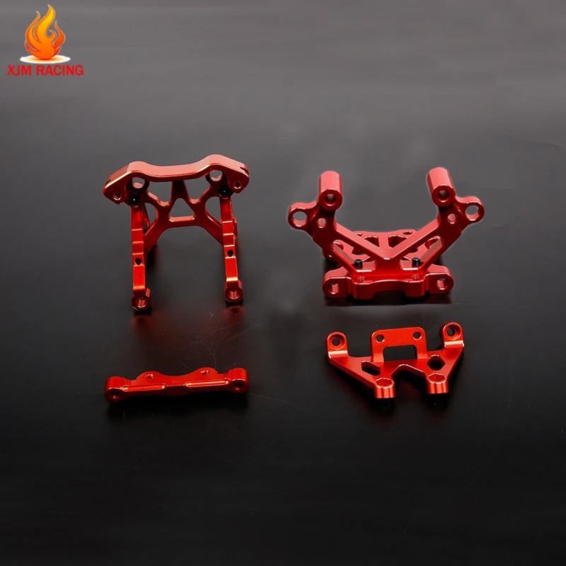 CNC Aluminum Metal Front Bulk Head Set for 1/5 HPI ROFUN BAHA ROVAN KM BAJA 5B 5T 5SC Rc Car Racing Toys Parts