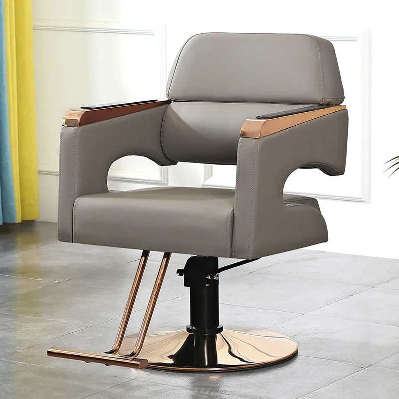 # Lift Barber Chairs Perm Hair Dyeing Commercial Furniture Sillas Nordic Professional Barber Chairs Modern Luxury Hairdresser
