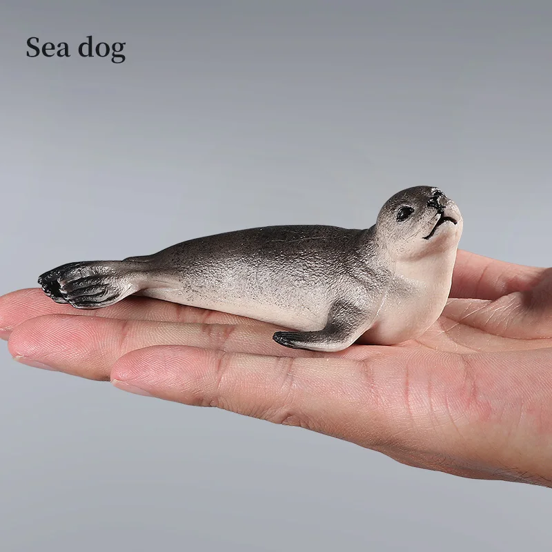 Figurki Symulacyjne Zwierząt Morskich - Morski Słoń, Manatee, Lew Morski - Zabawka Edukacyjna dla Dzieci, Kolekcja Modeli Morskich