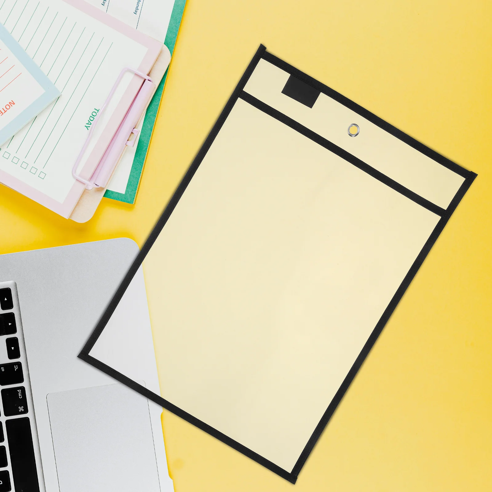 20 قطعة من أكمام الجيب الجافة القابلة لإعادة الاستخدام من البلاستيك الشفاف وحاملي المستندات القابلة للكتابة للفصول الدراسية والمكتب والمدرسة وحزم المسح الجاف