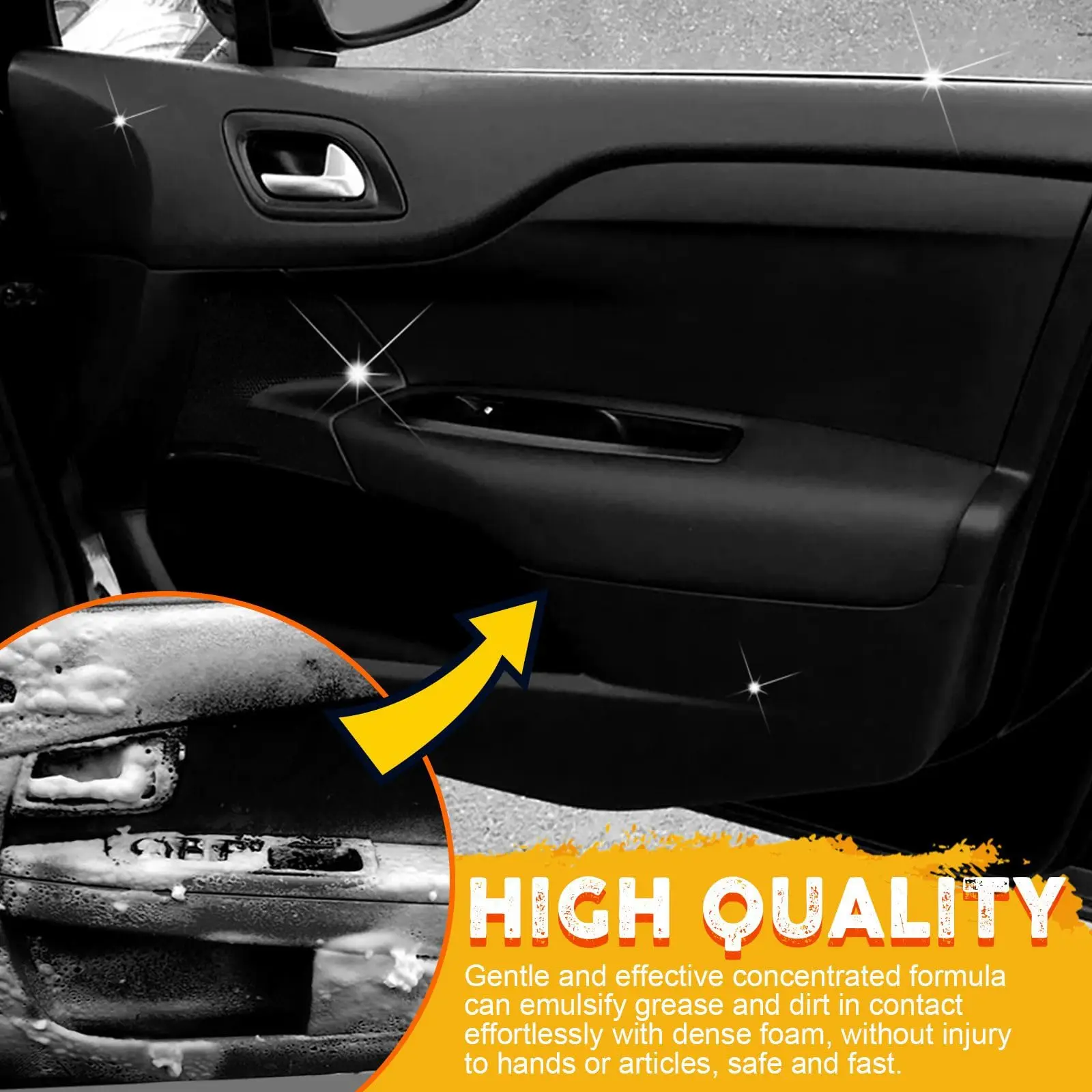100/150/250ML Multi-Purpose Foam Cleaner Spray Leather Cleaning Auto Home Surfaces Foam Cleaners for Car Wash Maintenance image 3