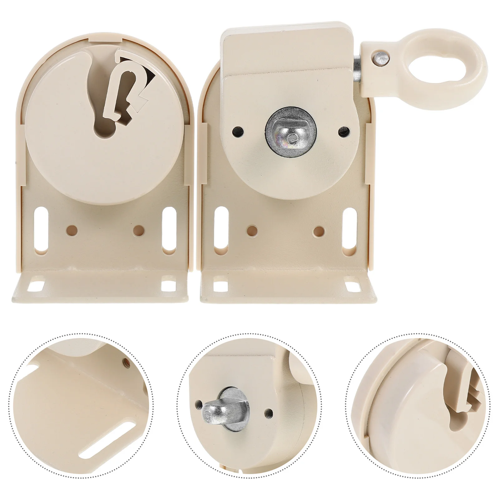 1 set di staffe per parasole a rullo, staffe di montaggio per tende resistenti per tende da finestra, sistema di protezione solare, hardware, facile installazione