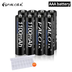 Nowy PALO oryginalny NI-MH akumulator AAA 1.2V 1100mAh Aaa 3a akumulatory Bateria do zabawki pilot