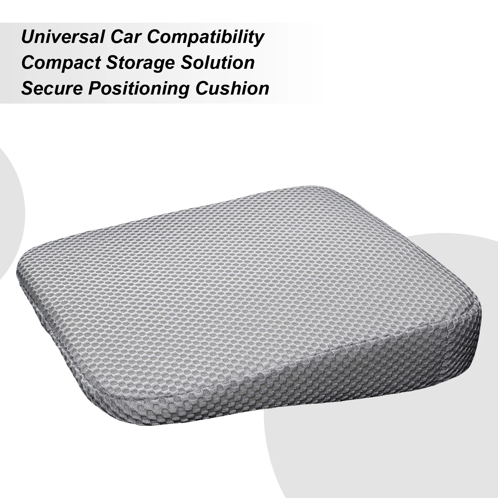 

Car Cushion For Height Non-Slip Hip Support Adult Car Seat Booster Height For Tailbone Fatigue Relief Truck SUV RV Sedan