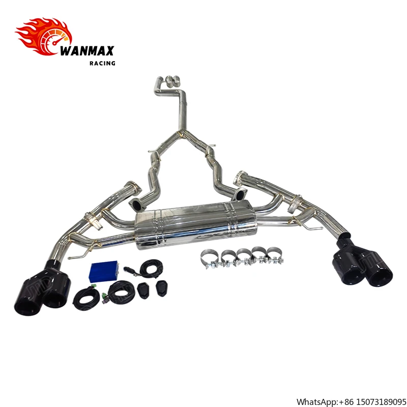 

Performance Exhaust Valved Catback 304SS Valved Sport Exhaust System for 2024 X6 XDRIVE 40I V6 3.0 AWD Without Opf