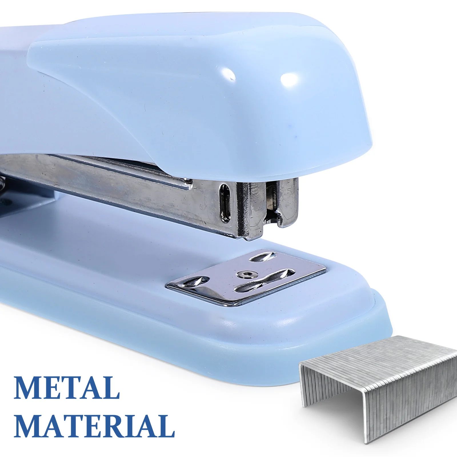 

Small Stapler Metal Handheld Stapler Compact Office Gadgets Essential for Desk Supplies Office Gadgets