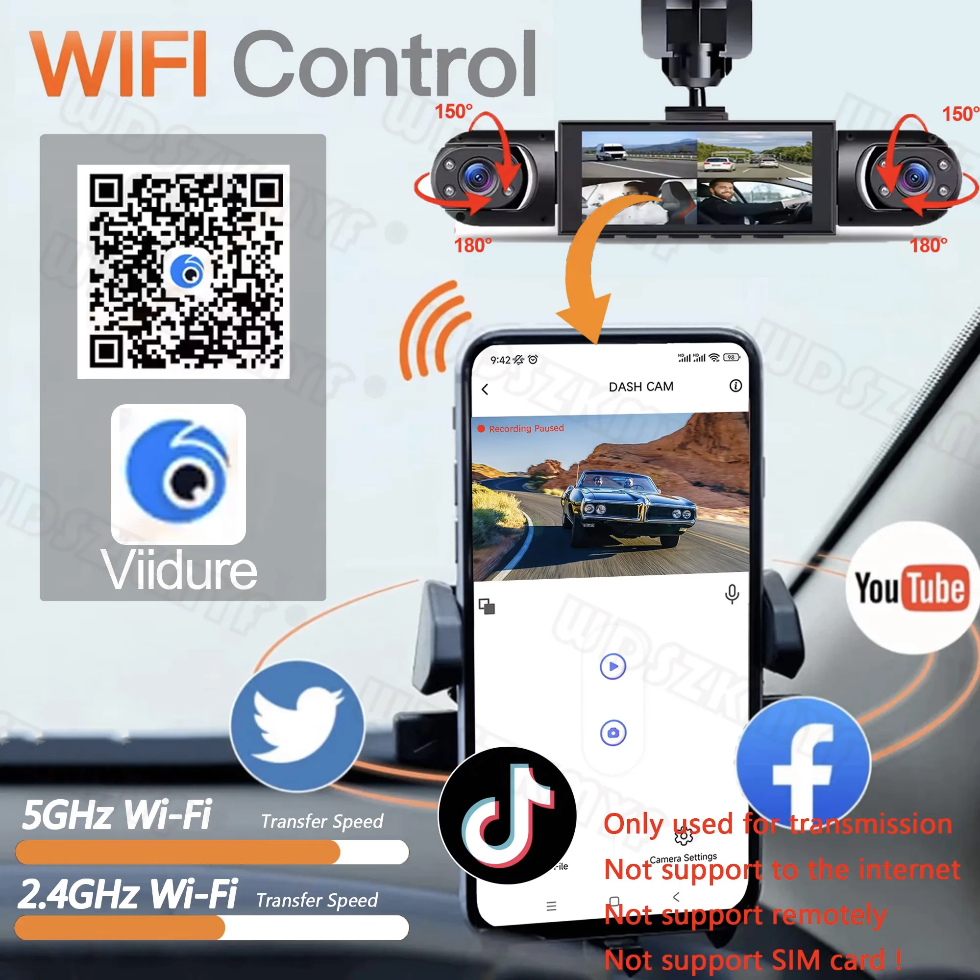 Cámara para coche con 4 canale - Dash Cam 360 Degree Panoramic reseña y precio