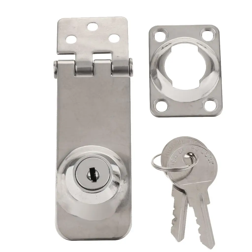 Door Locking Hasp 304 Stainless Steel Boat Marine Lock