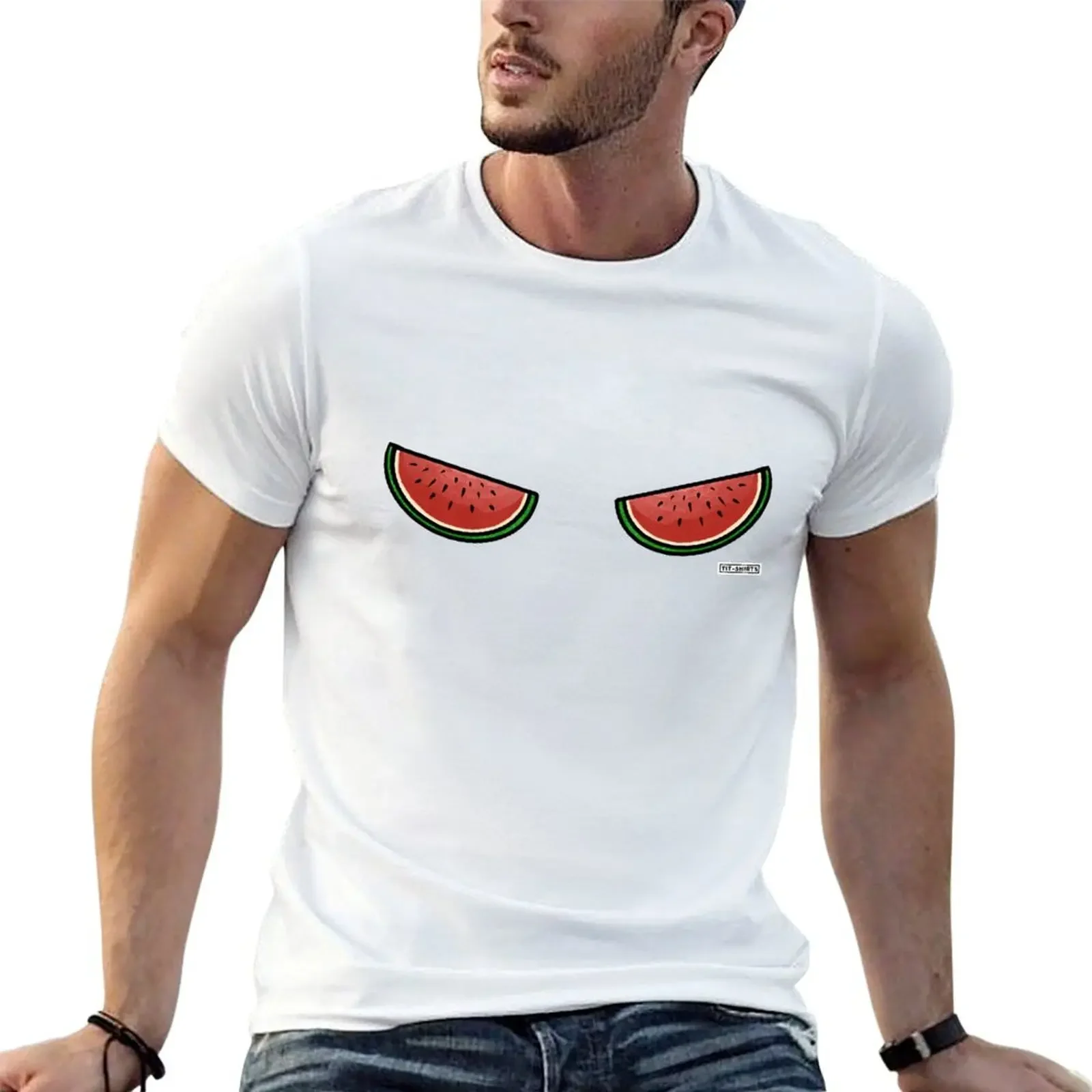 Juicy Melons T-Shirt korean fashion man t shirt mens graphic t-shirts anime