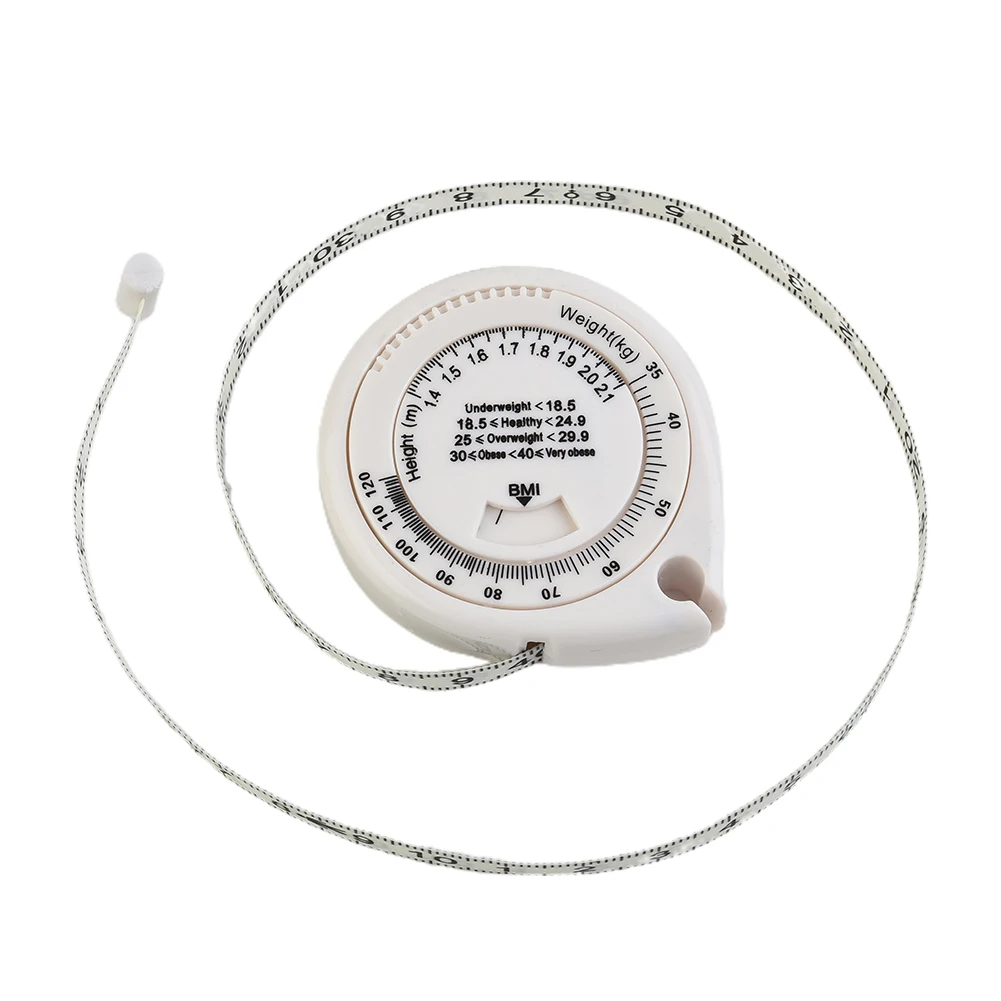 Einziehbares Maßband, präzises BMI-Körpermassenindex, Rechner, Diätband, hochwertige Maßnahmen, Werkzeuge, heißer Verkauf