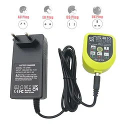 Li-ion Ni-MH Ni-CD Battery Charger With Overcharge Protection For Ryobi 12V 18V P107 P108 Electric Power Tools Accessories Parts