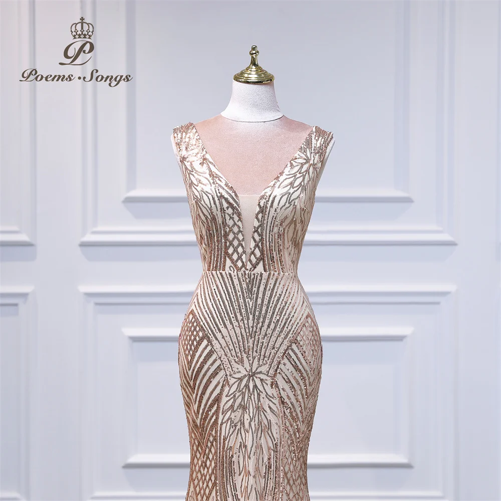 Elegant dresses for women 2022 Sexy gold Evening dresses vestidos de fiesta robe de soiree de mariage Prom dresses Party dresses