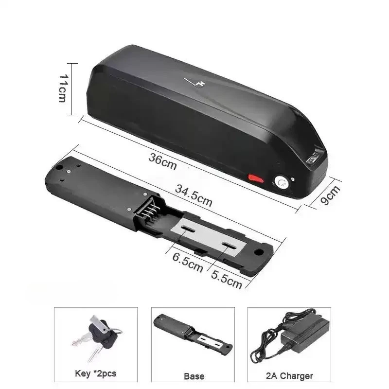 2026 New 48V 250-1200W for Hailong Battery 20Ah 30Ah 40Ah for Bafang BBS02 BBS03 BBSHD Motor Full Capacity Power Pack Suitable
