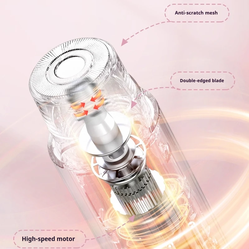 Dual Head 2 IN 1 Women Electric Shaver Hair Trimmer Portable Female Epilator for Underarm Arm Leg Bikini Intimate Hair Grooming image 5
