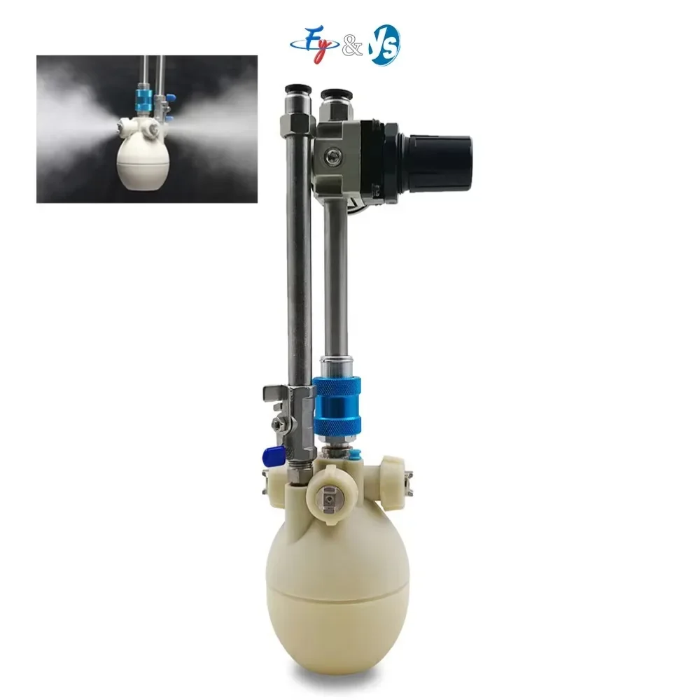 Industrial Dry Fog Humidifier – Large Volume Non-Wetting Sprayer for Dust & Static Reduction, Air Atomizing Misting System