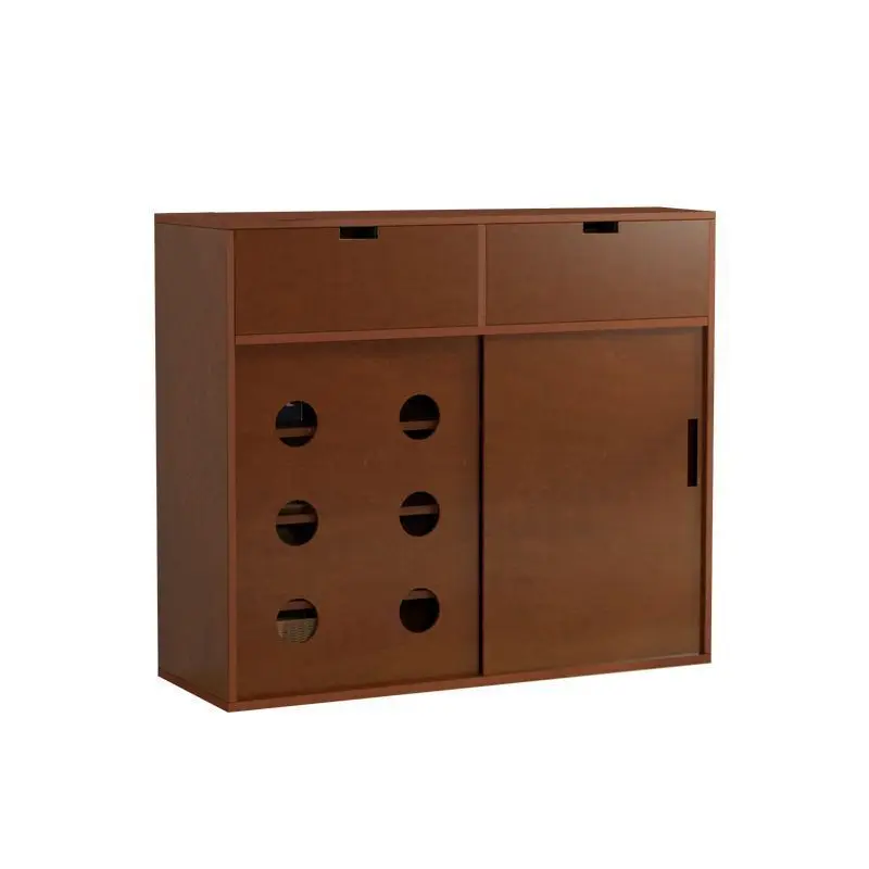 

Solid wood dining side , entrance multi-layer bedroom storage shoe cabinet, hole cabinet