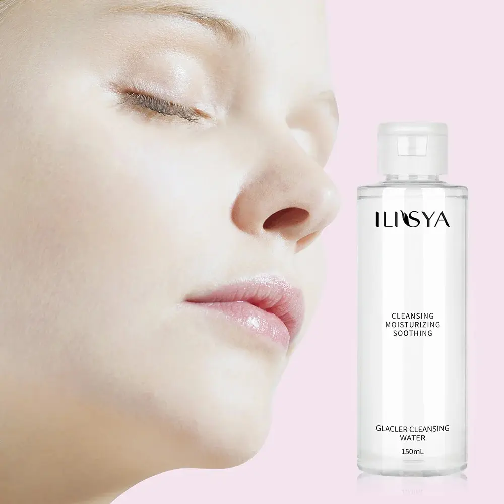 ILISYA Makeup Remover Deep Clean Water for All Skin Types, Facial Cleanser for Eye Lip & Face Makeup Remover