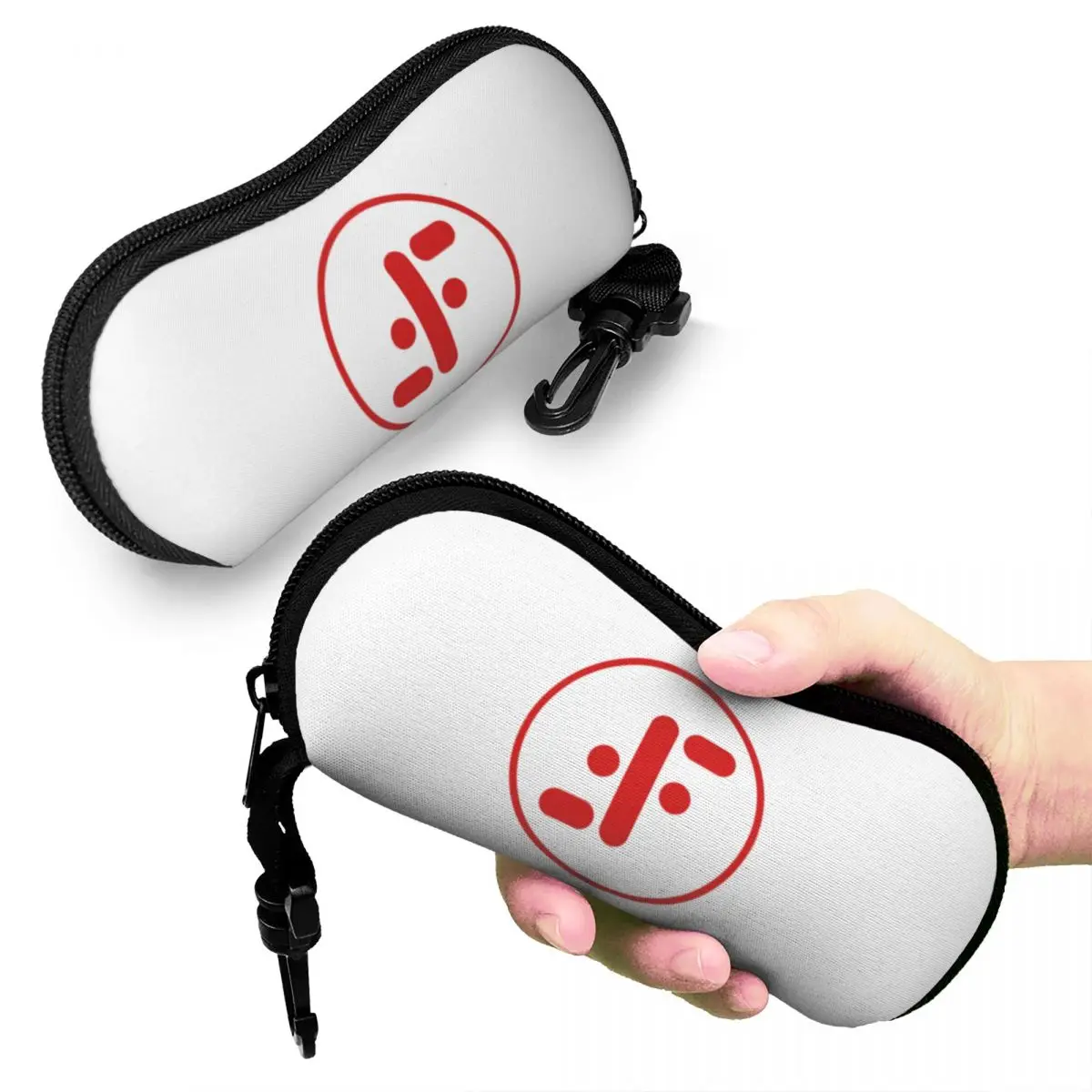 

V The Visitors Insignia (Red) Shell Glasses Case Protector Sunglasses Box Women Men Soft Eyeglass Bag Pouch