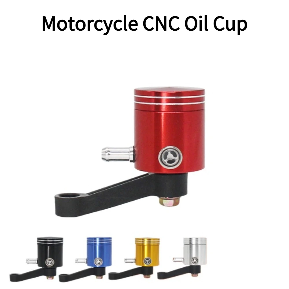 1set CNC Front Brake Clutch Fluid Reservoir Adapter for Yamaha Honda Universal Brake Fluid Cups