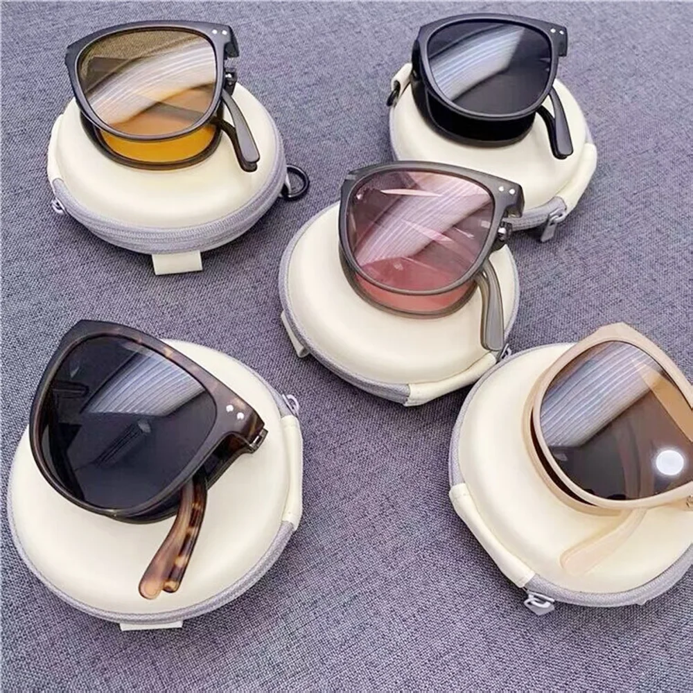 

New Foldable Sunglasses Under Focus, Driving Glasses, Anti Strong Outdoor Glasses, Lightweight Foldable Sunglasses