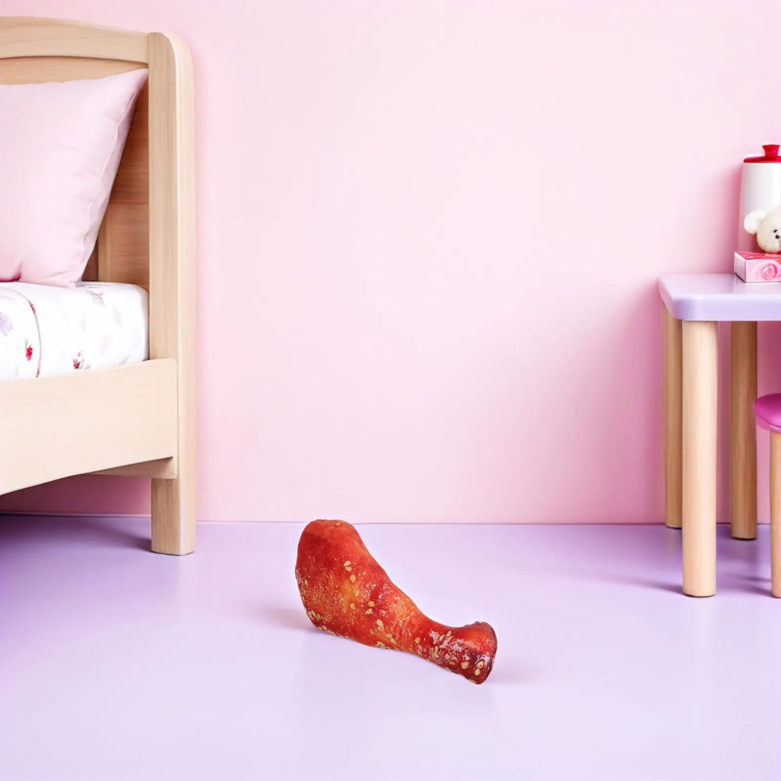 

Подушка-имитация куриной ножки 15 дюймов, реалистичная подушка в форме еды для дивана, поддержка спины, домашний декор, мягкая подушка в форме жареного бедра курицы