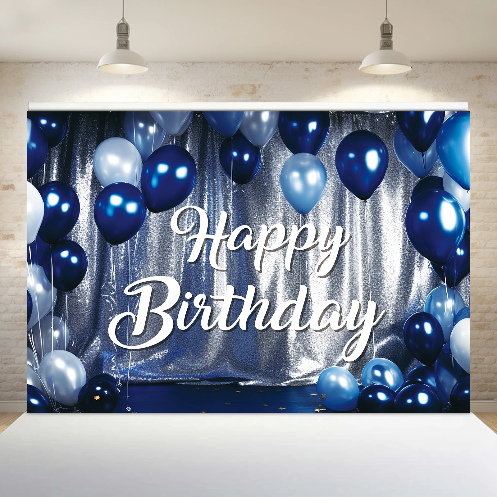 1PCS 100x150cm Happy Birthday(23) Theme Backdrop,Photography Background,Used To Gifts,Activities Or Other Party Decoration