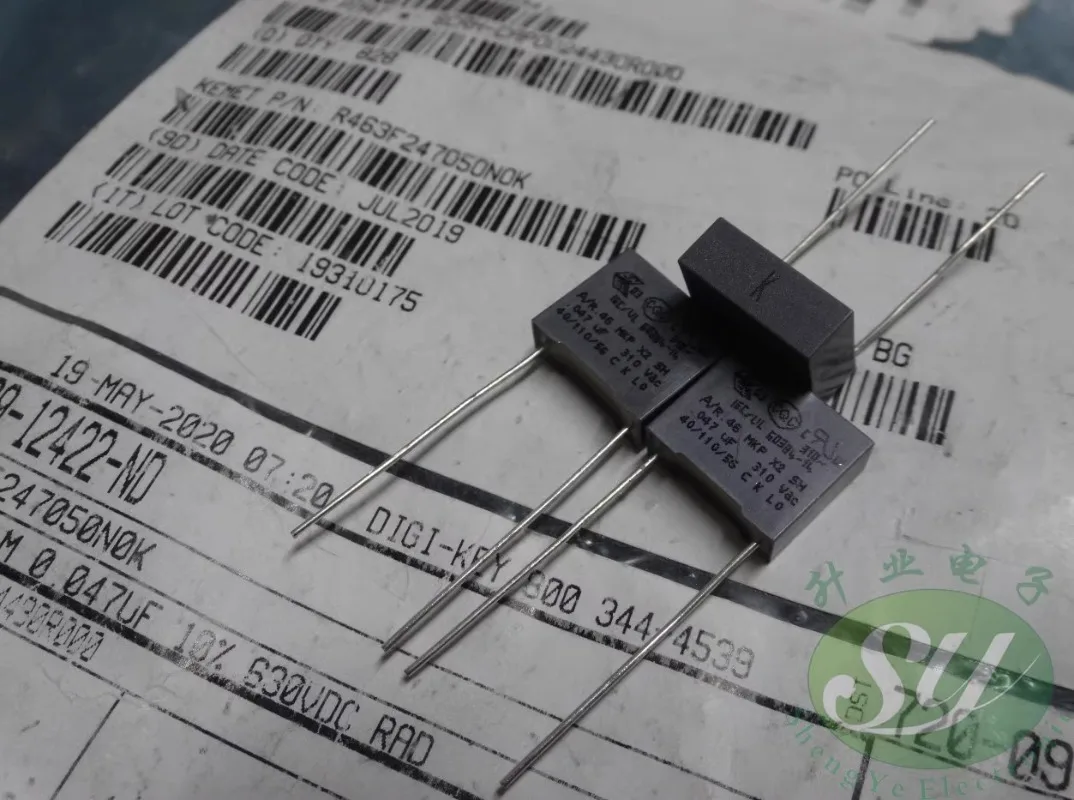 20 piezas AV R46 0,047 uf/310VAC 47nf 473 nuevo condensador de película 10MM