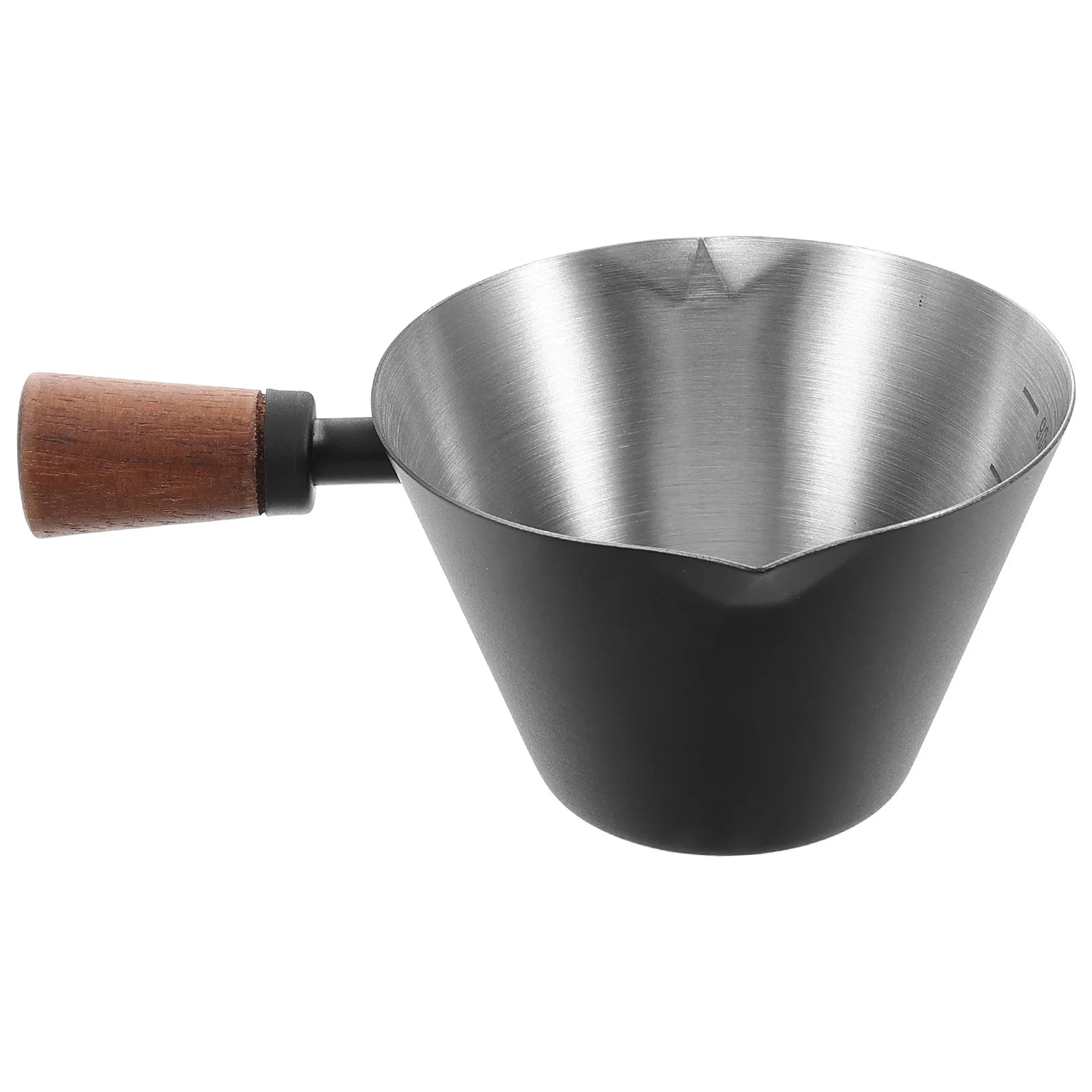 Stainless Steel Espresso Extraction Cup with Ergonomic Handle and Precision Spout for Measuring Pouring Frothing Ideal Coffee view 2