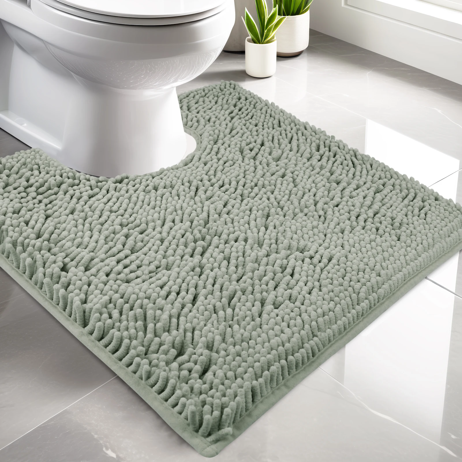 Alfombra antideslizante de baño en U – espuma viscoelástica absorbente - imagen 4